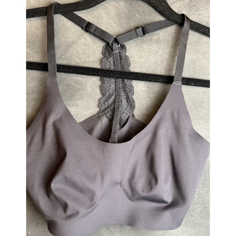 Knix Black Bralette Lace Design Pullover Bra Size XSmall